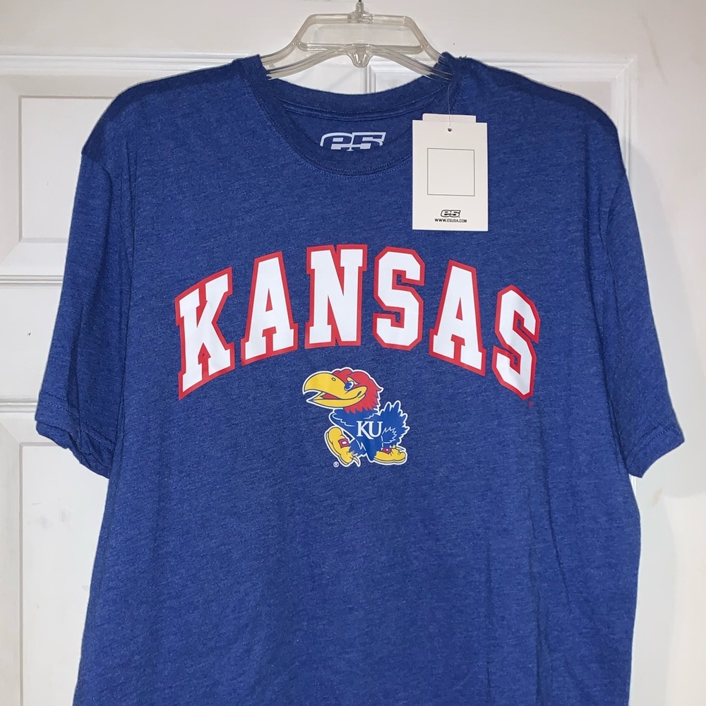 🐦🏟️ University of Kansas Jayhawks Marquee Shirt 🏟️🔵🔴🐦